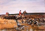 unknow artist Classical hunting fox, Equestrian and Beautiful Horses, 010. Spain oil painting artist